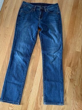 Jag Jeans Straight Leg Jeans in Dark Indigo Blue